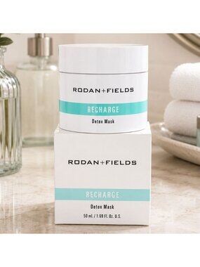 Rodan + Fields Recharge Detox Mask 1.69 oz 50 ml Invasive Charcoal - NEW